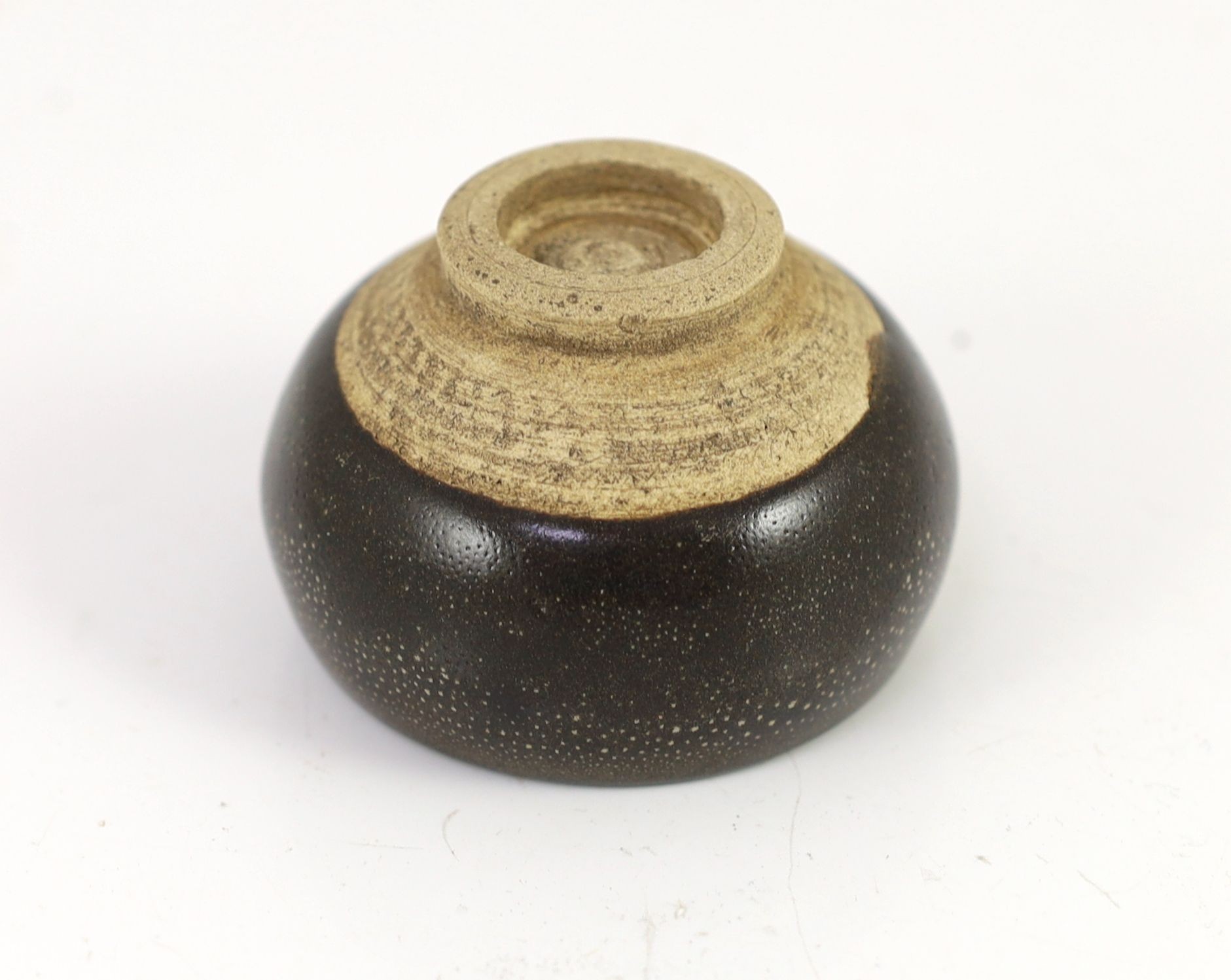 A Chinese oil spot glazed bubble cup, 7cm diameter